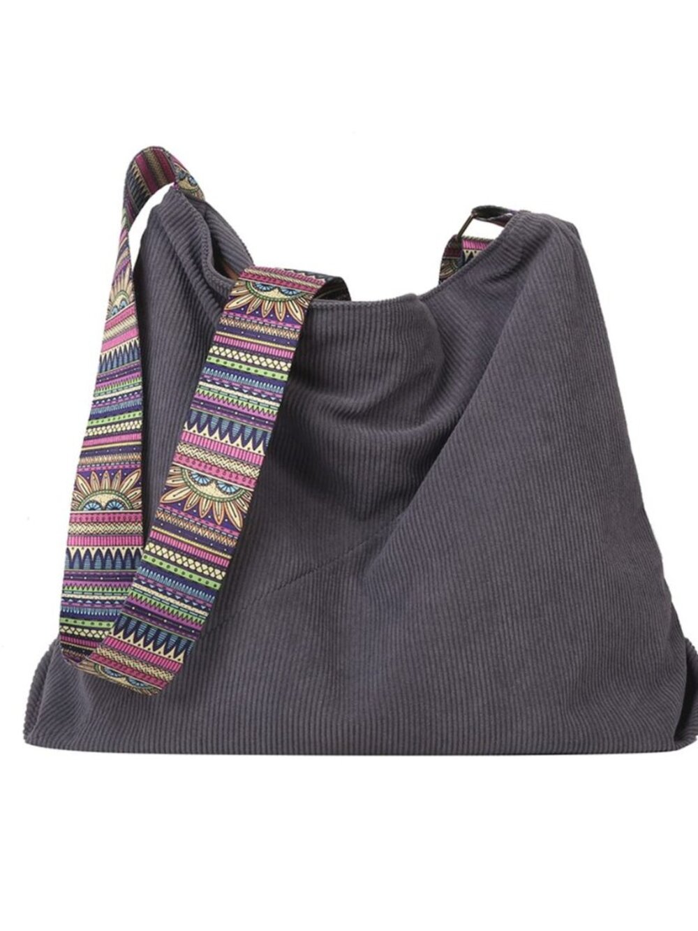 Women Corduroy Tote Bag Large Shoulder Hobo Bag for Women